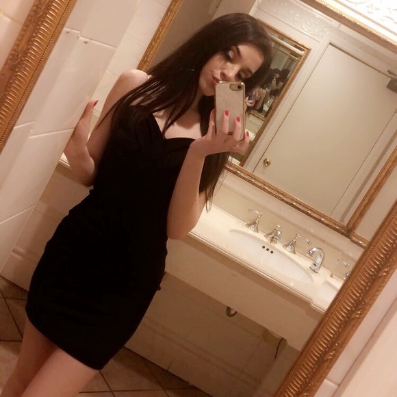 Black strapless dress - Picture 1 of 3